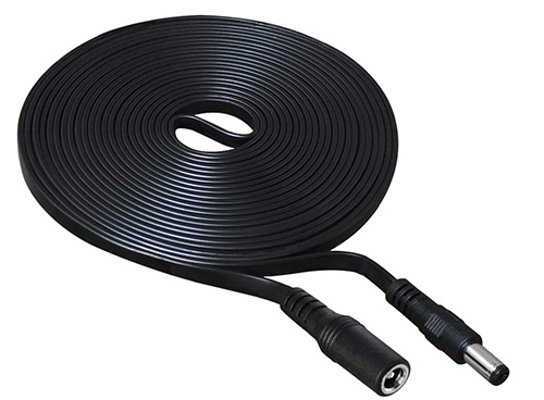 10' 12V Flat Extension Cable